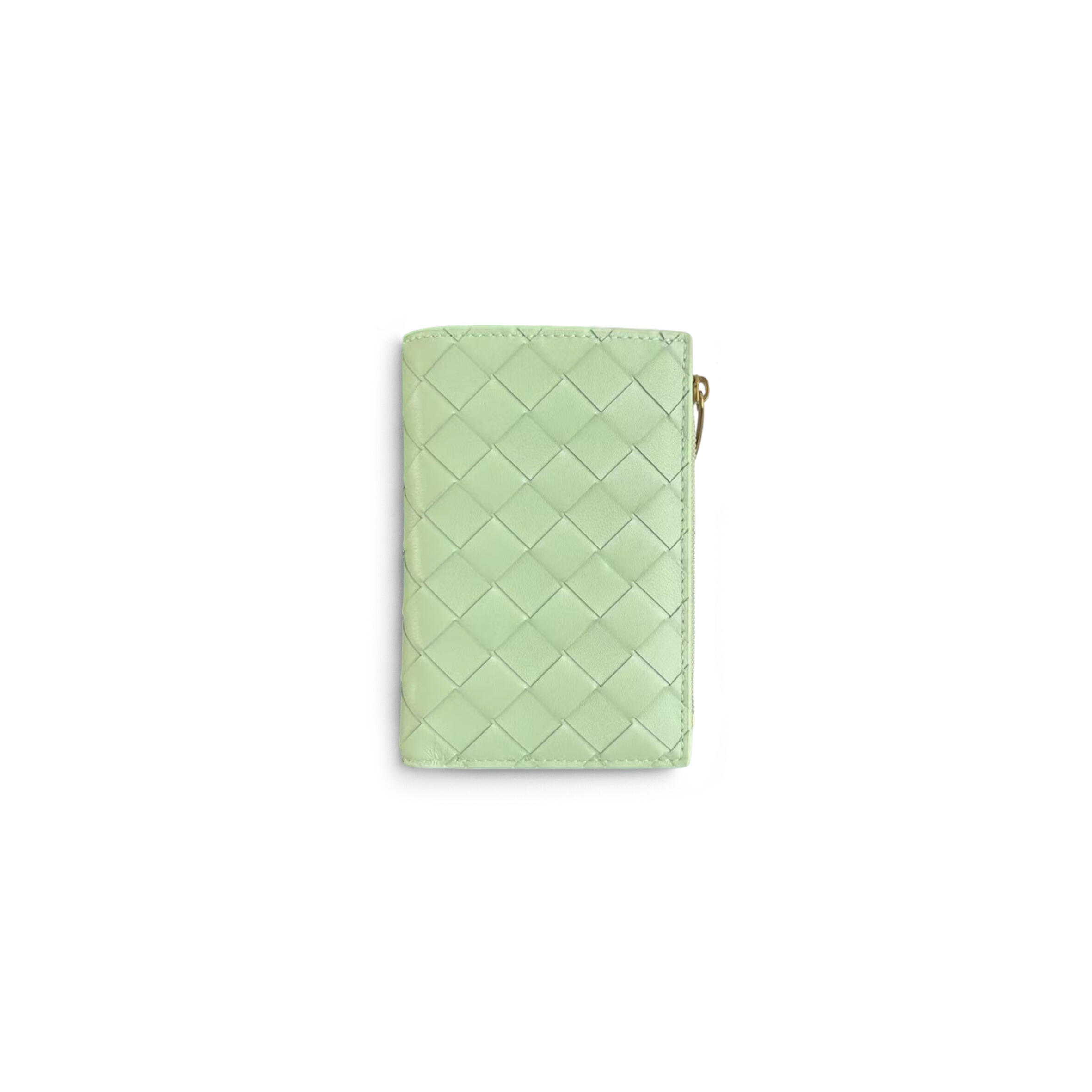 BOTTEGA VENETA INTRECCIATO MEDIUM BI-FOLD WALLET 749940 (14.5*9.3*2cm)